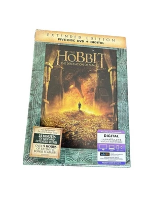 Brand New The Hobbit The Desolation of Smaug Extended Edition 5-disc DVD Set - Image 1 of 3