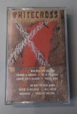 VTG WHITECROSS Self Titled Debut 1987 Cassette Tape Pure Metal Christian music - Image 1 of 4