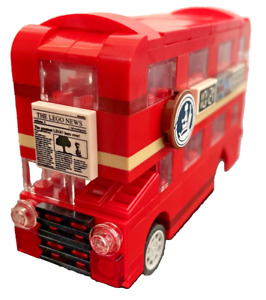 LEGO Custom City MOC London Double-Decker Bus Microscale Based On Creator Model