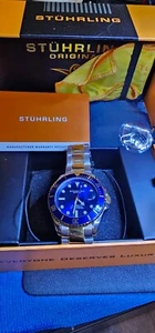 Sthurling Original Swiss blue Depthmaster 42 Mm Case New Lowest price MRSP $395 - Picture 1 of 4