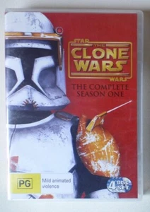 starwars CLONE WARS SEASON 1 dvd REGION 4 complete FIRST SERIES cgi animated .. - Picture 1 of 1