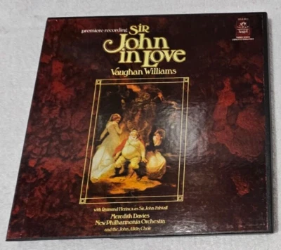 Vaughan Williams: Sir John In Love opera 1975 Triple LP, Angel SCLX-3822 VG/EX - Image 1 of 4