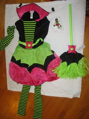 New Chasing Fireflies Spiderina Costume Dress Broom Size XXXL 16 NWT Halloween - Image 1 of 4