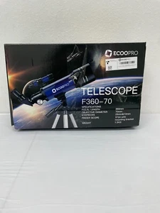 ECOOPRO 70mm Refractor Telescope with Adjustable Tripod F360-70 Kids Beginners - Picture 1 of 5