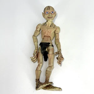 Lord of the Rings Gollum Smeagol 4.5 Articulated Figure NLP Inc Marvel 2003 LOTR - Picture 1 of 11