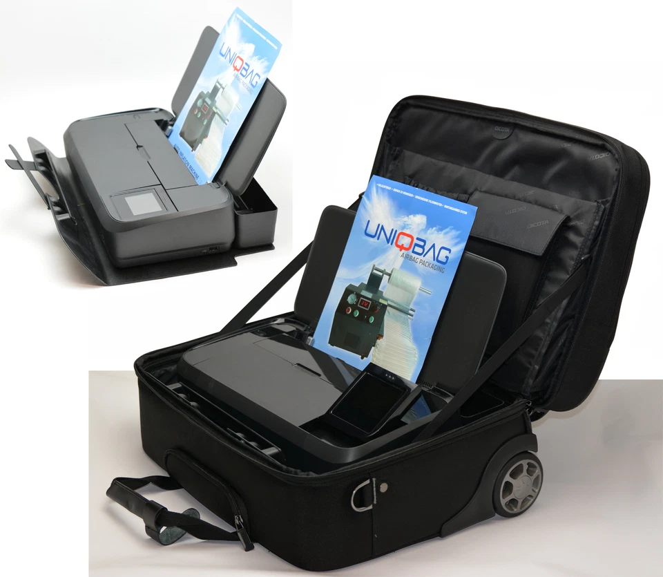 Trolley Notebook Bag DICOTA for Notebook up to 17" 43cm and for HP Officejet 250 Foto 1 de 1