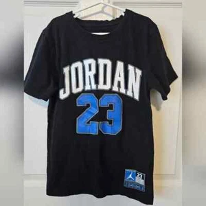 Jordan Boy's Black 23 Jumpman T-shirt Size M 10-12yrs Basketball - Picture 1 of 4
