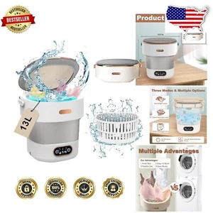 Energy Efficient Foldable Washer with Spin Basket - Ideal for Baby Clothes - Picture 1 of 9