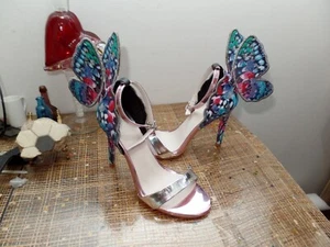 Butterfly Stiletto High Heel Shoes Size 4.5 - Picture 1 of 9