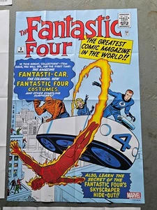 Marvel The Fantastic Four #3 Facsimile Edition Comic 36x24 Promo Poster - Picture 1 of 3