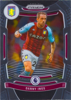 Danny Ings 2021-22 Panini Prizm Premier League Soccer Base Card #130 Aston Villa - Image 1 of 2