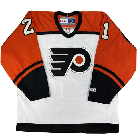 Philadelphia Flyers Peter Forsberg Jersey #21 CCM Adult Size Large Canada Made Cover