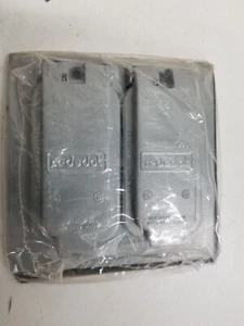 Thomas & Betts 2CCG   GFCI Cover  Two Gang  wet location  w/ Gasket - Picture 1 of 2