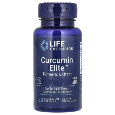 Life Extension Curcumin Elite Turmeric Extract 30Caps Curcuminoids/Fenugreek - Image 1 of 2