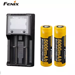 Fenix ARE-A2 Dual Channels Battery Charger + 2X fenix 5000mah 21700 battery - Picture 1 of 7