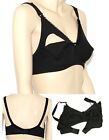 Nursing Bra Maternity Fashion with Clip without Wire Cotton Black Breastfeeding