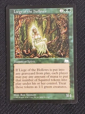 Liege of the Hollows X1 (LP) - Weatherlight - Magic the Gathering Reserved List - Image 1 of 4