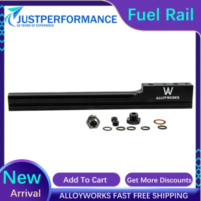 Billet High Volume Fuel Rail For 1994-01 Acura Integra LS GSR B18B1 B18C1 B18C5 - Image 1 of 4