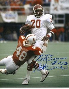 BILLY SIMS OKLAHOMA SOONERS HEISMAN SIGNED 8" x 10" PHOTO W/ COA DETROIT LIONS - Picture 1 of 1