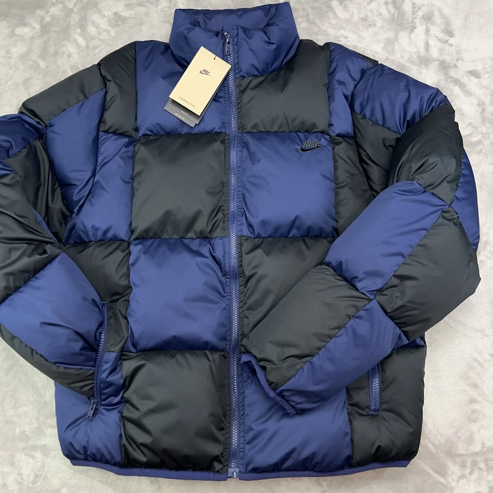 Nike Sportswear Club Therma-Fit Puffer Jacket Navy Black FZ0865-410 Men's XXL