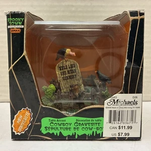 Usado/Usado*Lemax Spooky Town/Village "Cowboy Gravesite"*83671 - Imagen 1 de 5