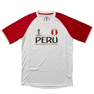 Футболка мужская Peru FIFA World Cup Russia 2018 официальная лицензированная средняя - Изображение 1 из 4