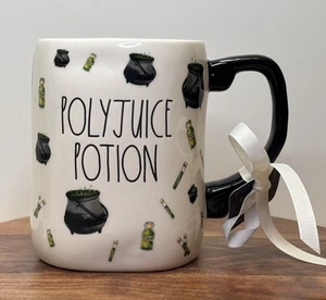 Rae Dunn Magenta Artisan Collection POLYJUICE POTION Ceramic Coffee Tea Mug Gift - Picture 1 of 8
