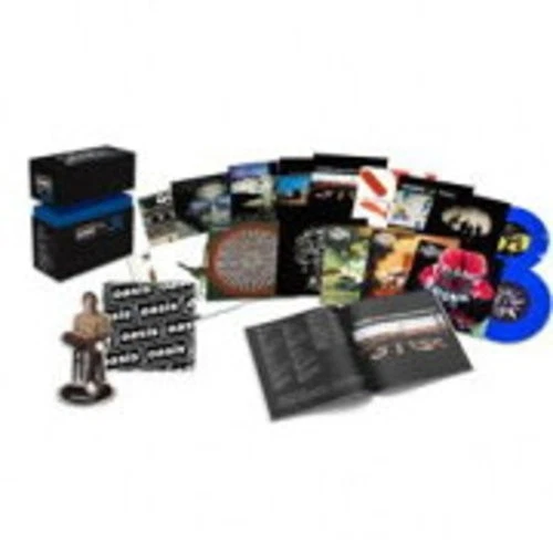 Oasis Complete 7 pulgadas Single Collection BOX Vol.2 Clear Blue Color Vinyl - Imagen 1 de 1