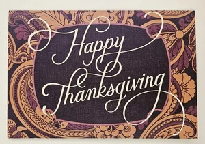 Happy Thanksgiving / Greeting Card (+ Envelope 6x4 ") - Picture 1 of 4