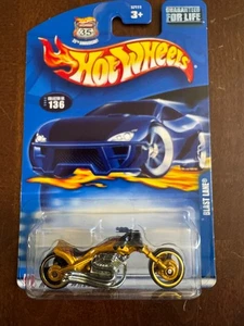 Motocicleta Hot Wheels Blast Lane No. Carcasa de plástico duro de 136 pulgadas NUEVO Metal Coll. - Imagen 1 de 2