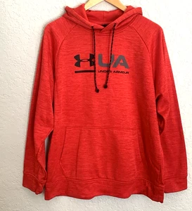 Under Armour Hoodie Herren Gr. M Pullover Sweatshirt Rot Cold Gear Neu - Bild 1 von 9