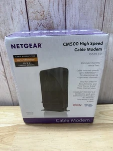 Netgear CM500 High Speed Cable Modem DOCIS 3.0 680 Mbps Factory Sealed - Photo 1/6