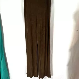 Chico's Travelers braune Hose mit breitem Bein Größe 0 4/6 Acetat Elasthan - Bild 1 von 5