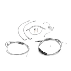 Cable acelerador embrague freno manillar Electra Glide 12" 14" para Harley no ABS - Imagen 1 de 9