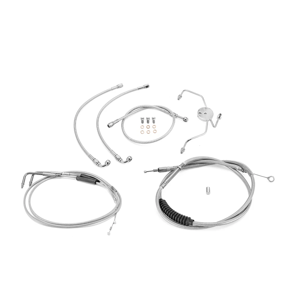 Cable acelerador embrague freno manillar Electra Glide 10-12" para Harley no ABS Foto 1 de 4