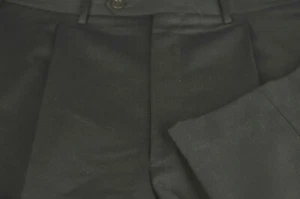 Canali dunkelbraun karierte Woll-Plissee-Anzughose für Herren 34 x 31 - Bild 1 von 5