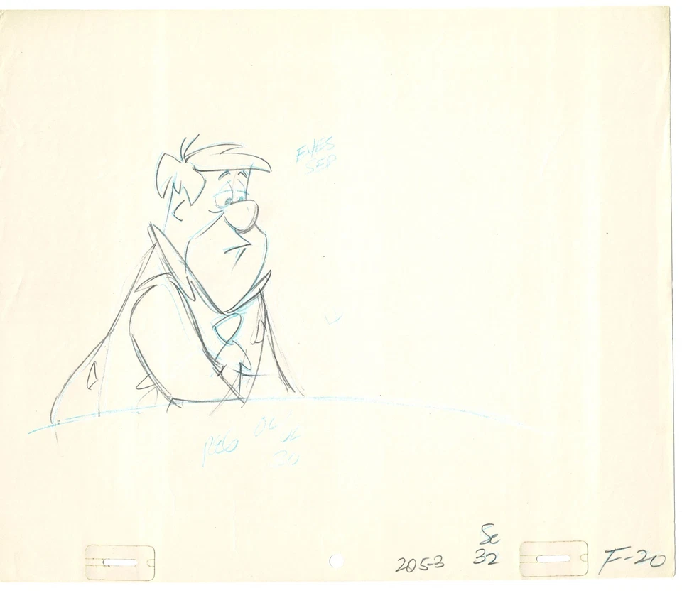 Picapiedra Frankenstones Animación Arte Celular Dibujo Hanna-Barbera 1980-1 A-04 Foto 1 de 1