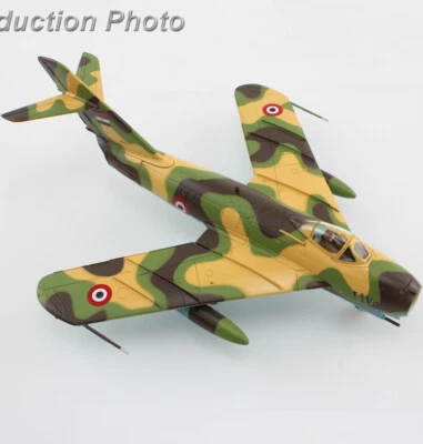 Força Aérea Egípcia 1:72 HM MIG-17F Fresco "Delta do Nilo", modelo de caça fundido 1973 - Imagem 1 de 4