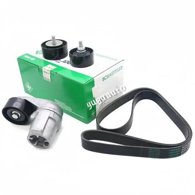 INA OEM Belt Tensioner Pulley Kit 11288604266 For BMW N55 F01 F10 F30 335 535 — 第 1/4 张图片