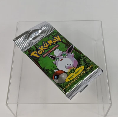 1999 Заводская Упаковка Бустеров Pokemon Jungle Wigglytuff Art Длинная Обжимка Англия - Изображение 1 из 4
