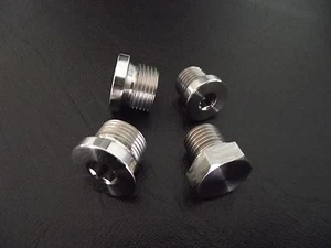 EDELSTAHL EINFÜLL- & ABLASSSCHRAUBEN SET PASSEND FÜR BMW R1150RT - Bild 1 von 1