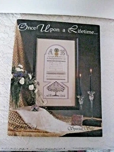 Vtg Sampler Once Upon a Lifetime Cross Stitch Pattern Booklet Norford SIGNED - Picture 1 of 4