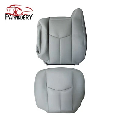 For 2003-2006 Chevrolet Silverado Driver Side Leather Bottom & Back Seat Cover - Image 1 of 4