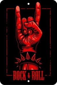 Rock'n'Roll Heavy Metal Music Aluminum Tin Sign Plaque Man Cave Bar Decor S7 - Picture 1 of 1