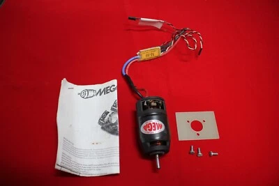 MEGA FAI 10SP BRUSHED MOTOR WITH ESC & FRP MOTOR MOUNT - Image 1 of 4