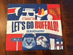 Buffalo Bills Playoff Rally Towel 15x18 Full Color Bills vs Denver Broncos 2025 - Picture 1 of 3