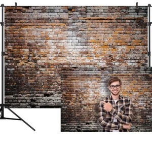 Red Brick Wall Photography Backdrop Retro Brick Wall Background Newborn Baby ... - Picture 1 of 7