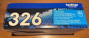 Original brother Toner TN-326 cyan blau Kartusche mit ca. 3500 Seiten Laserdruck - Bild 1 von 2