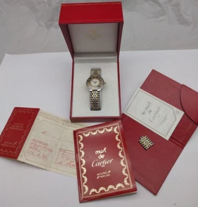 Cartier U21 Must de Cartier, Die Uhr ist in einem "Top Zustand" fast neuwertig - Bild 1 von 4