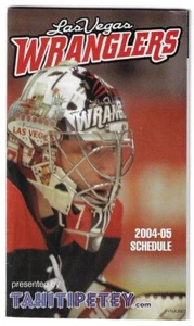 2004-05 Las Vegas Wranglers ECHL Hockey Schedule !!! Integrity Chrysler - Picture 1 of 2